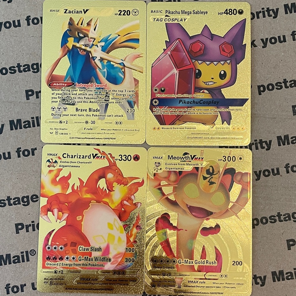 Pokemon VMAX and V Cards Set